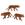 SAF343922  S343922 Good Luck Minis, Tiger, 2,5 cm Små figurer, myk plast SAFARI